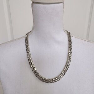 Guess - Silver Thick Chain Necklace